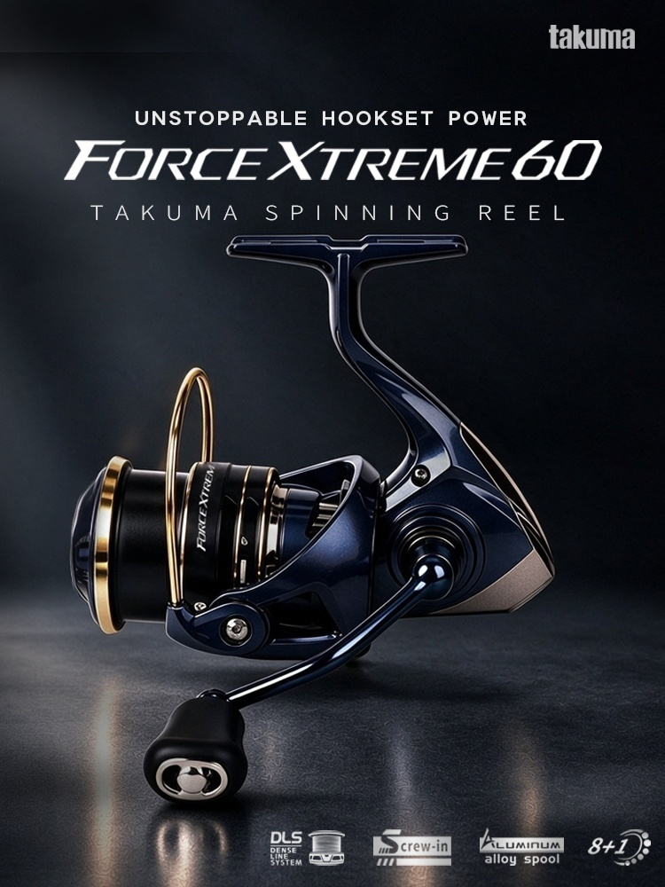 TAKUMA FX60 Standard Spinning  - огляд і ціна Trolling Reel