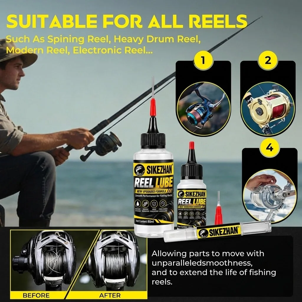 Fishing Reel Synthetic Oil Lub - огляд і ціна Reel Oil