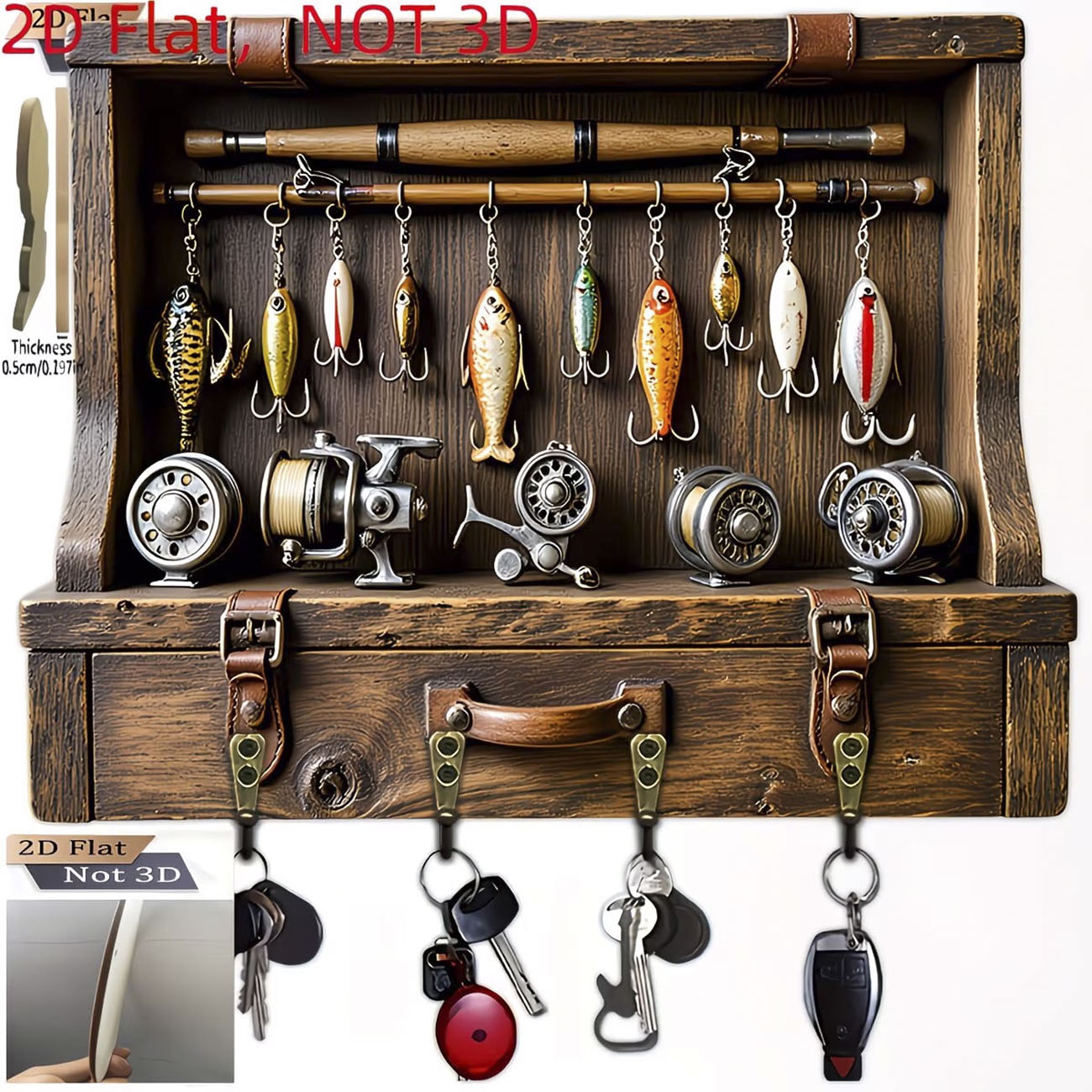 Vintage Fishing Lure Key Hange - огляд і ціна Fly Reel
